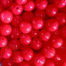 8mm Red Coloured Plastic Beads Qty 100 per pack